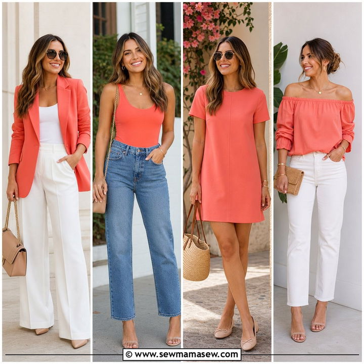40 All Coral Outfit Ideas for a Vibrant Stylish Look