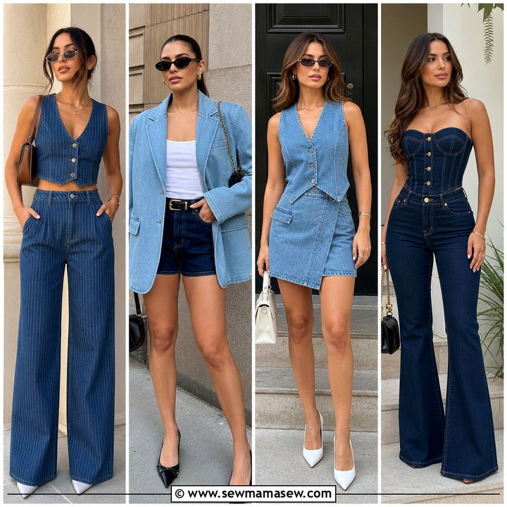 40 All Denim Blue Outfit Ideas for a Cool Chic Look