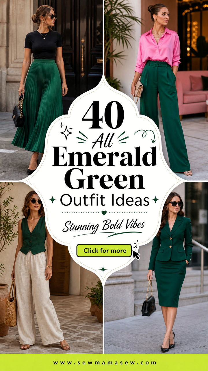 40 All Emerald Green Outfit Ideas for a Stunning Look - 40 All Emerald Green Outfit Ideas for a Stunning Look