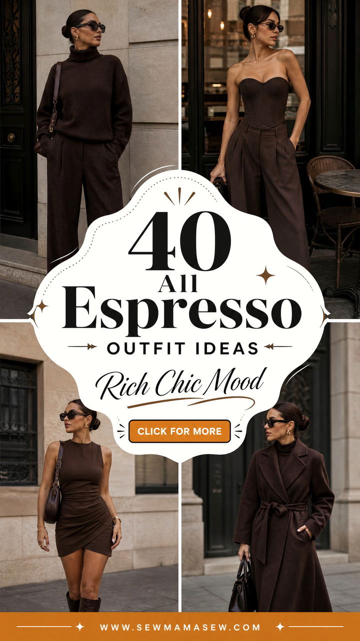 40 All Espresso Outfit Ideas for a Rich Chic Look - 40 All Espresso Outfit Ideas for a Rich Chic Look