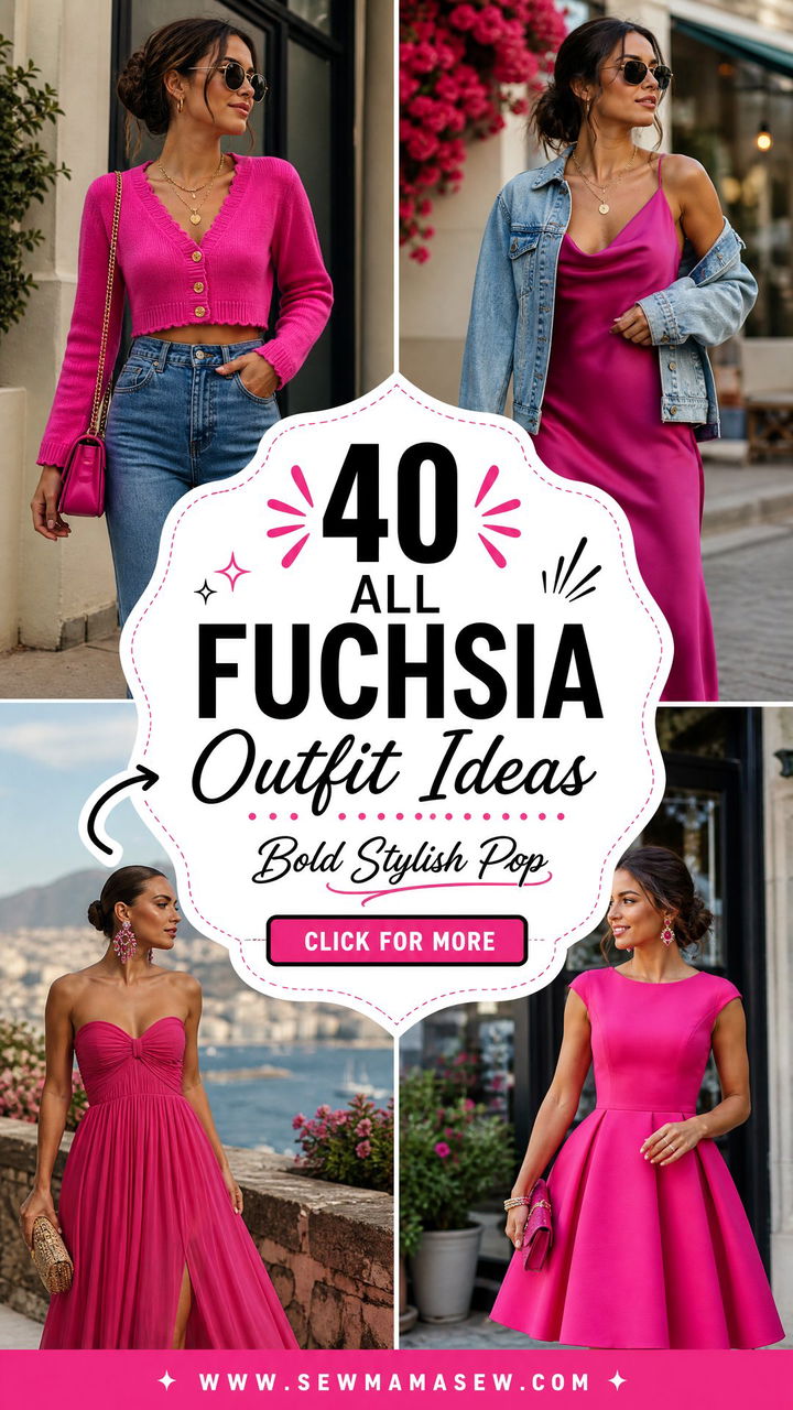 40 All Fuchsia Outfit Ideas for a Bold Stylish Look - 40 All Fuchsia Outfit Ideas for a Bold Stylish Look