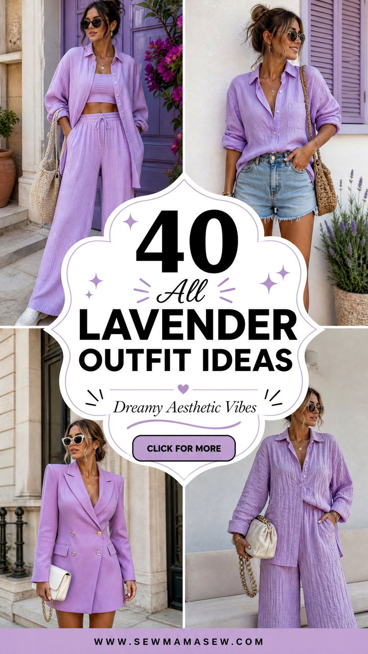 40 All Lavender Outfit Ideas for a Dreamy Aesthetic - 40 All Lavender Outfit Ideas for a Dreamy Aesthetic