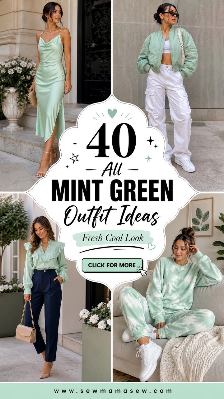 40 All Mint Green Outfit Ideas for a Fresh Cool Look - 40 All Mint Green Outfit Ideas for a Fresh, Cool Look