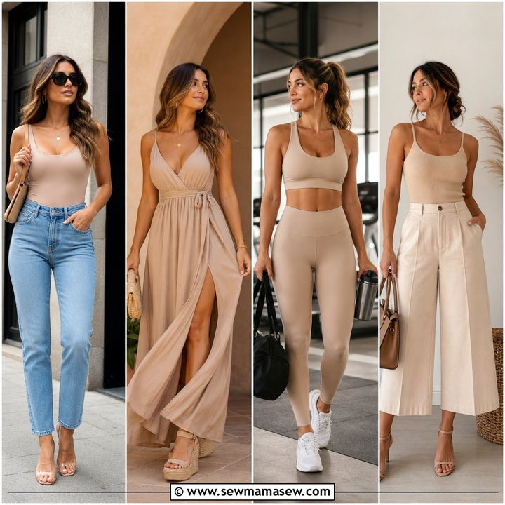 40 All Nude Outfit Ideas for a Chic Minimalist Look