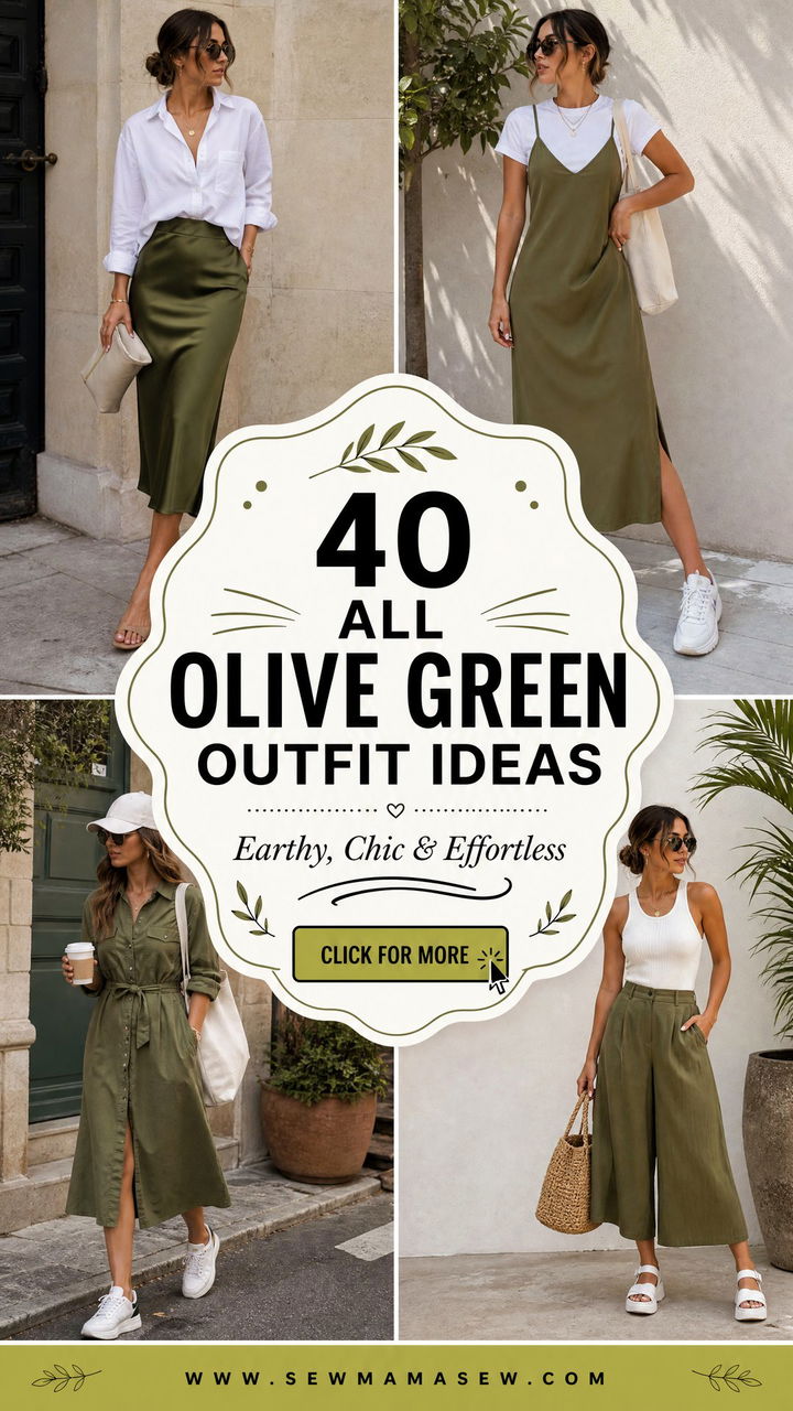40 All Olive Green Outfit Ideas for an Earthy Chic Look - 40 All Olive Green Outfit Ideas for an Earthy Chic Look