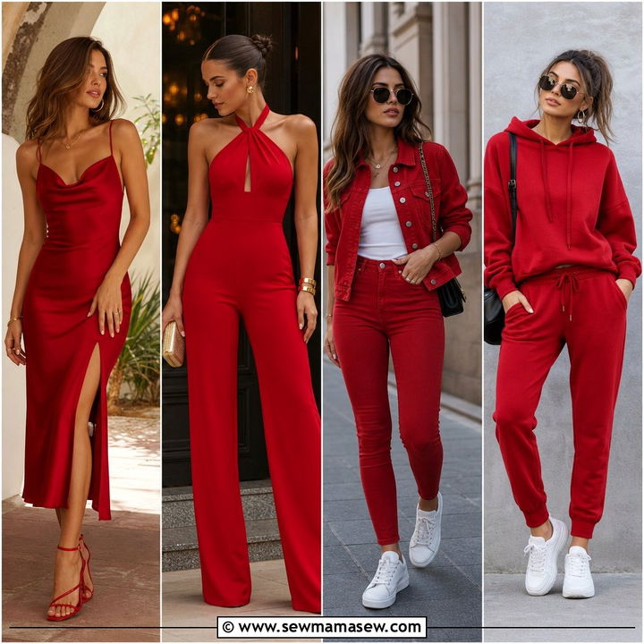 40 All Red Outfit Ideas for a Bold and Stunning Look