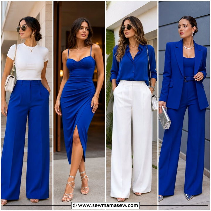 40 All Royal Blue Outfit Ideas for a Bold Elegant Look
