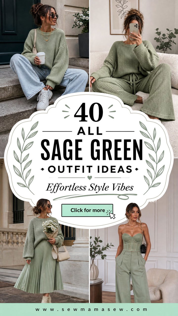 40 All Sage Green Outfit Ideas for Effortless Style - 40 All Sage Green Outfit Ideas for Effortless Style