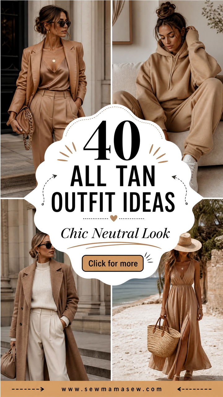 40 All Tan Outfit Ideas for a Chic Neutral Look - 40 All Tan Outfit Ideas for a Chic Neutral Look