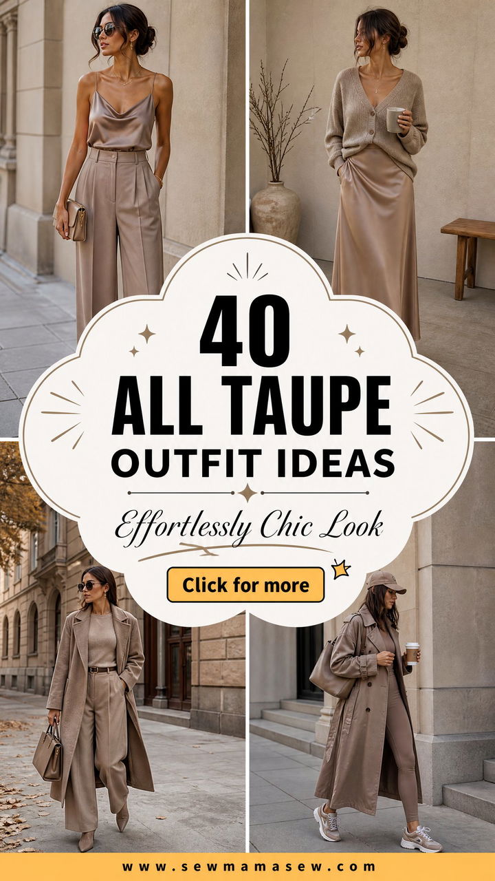 40 All Taupe Outfit Ideas for an Effortlessly Chic Look - 40 All Taupe Outfit Ideas for an Effortlessly Chic Look