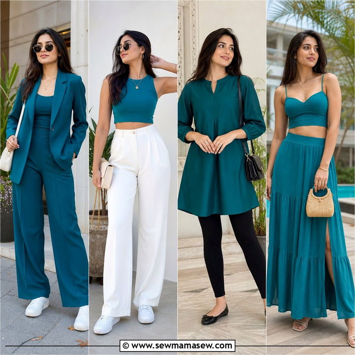 40 All Teal Outfit Ideas to Make a Bold Statement
