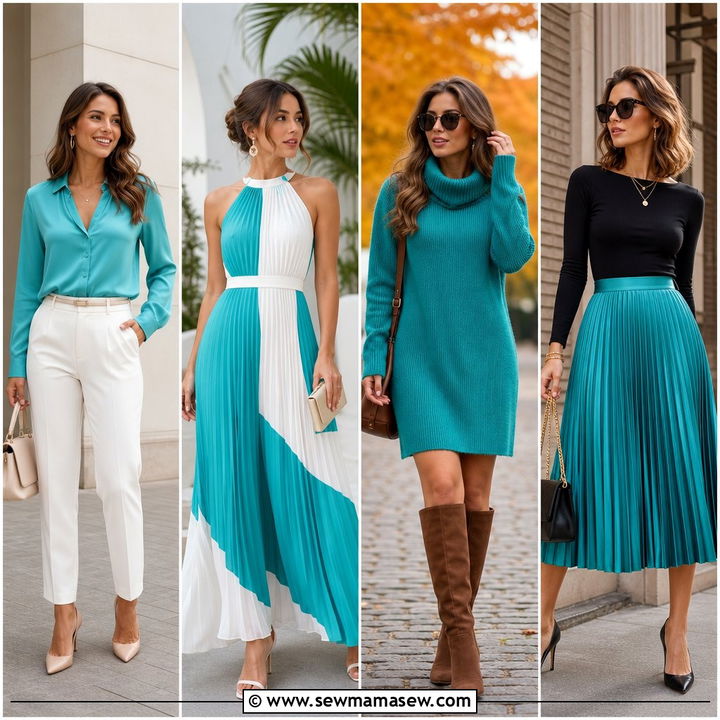 40 All Turquoise Outfit Ideas for a Vibrant Tropical Look