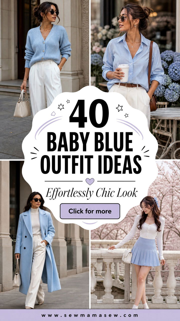 40 Baby Blue Outfit Ideas for an Effortlessly Chic Look - 40 Baby Blue Outfit Ideas for an Effortlessly Chic Look