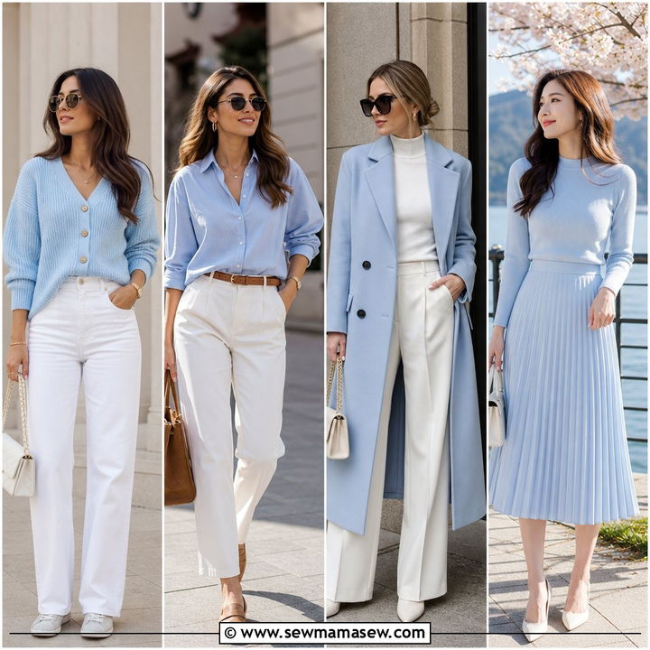 40 Baby Blue Outfit Ideas for an Effortlessly Chic Look