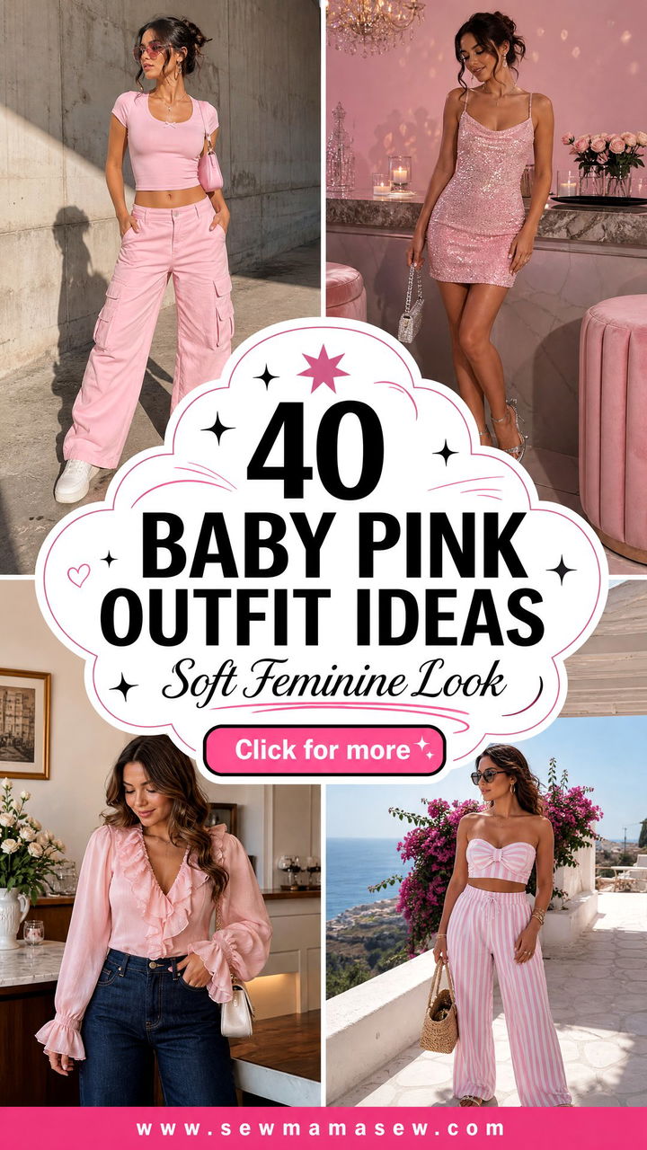 40 Baby Pink Outfit Ideas for a Soft Feminine Look - 40 Baby Pink Outfit Ideas for a Soft Feminine Look