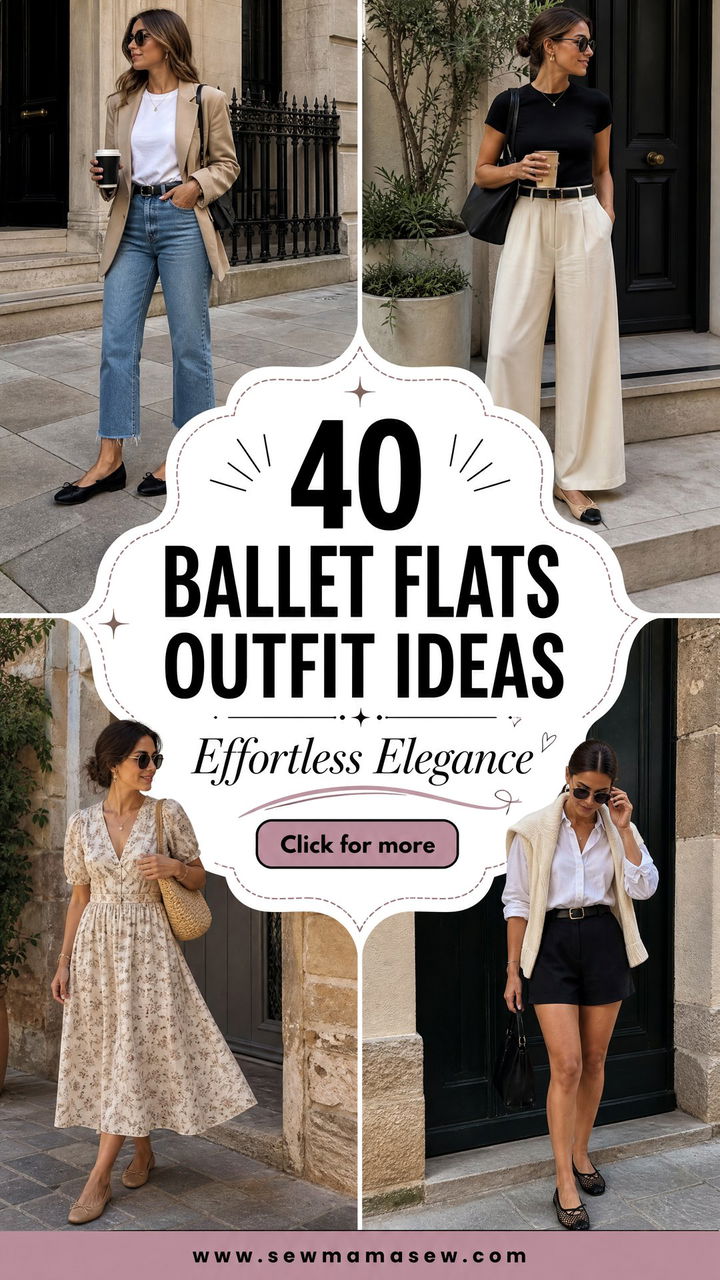 40 Ballet Flats Outfit Ideas for Effortless Elegance - 40 Ballet Flats Outfit Ideas for Effortless Elegance