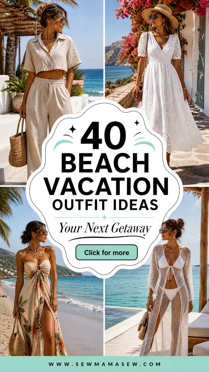 40 Beach Vacation Outfit Ideas for Your Next Getaway - 40 Beach Vacation Outfit Ideas for Your Next Getaway