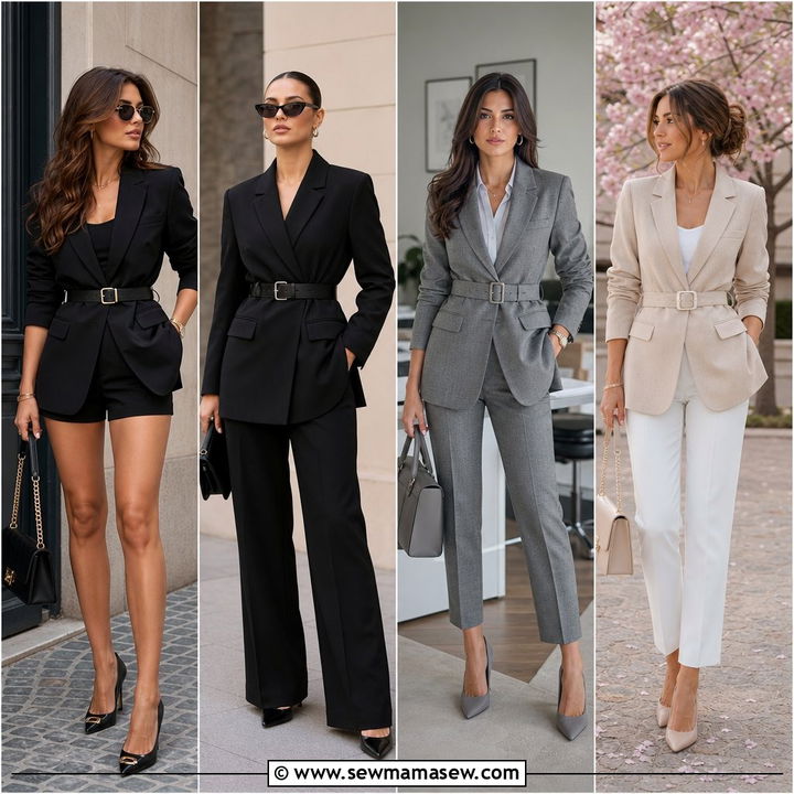 40 Belted Blazer Outfit Ideas for a Chic, Polished Look