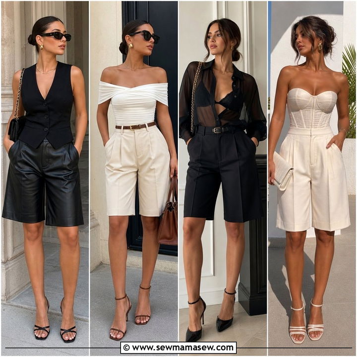 40 Bermuda Shorts Outfit Ideas for a Chic Summer Look