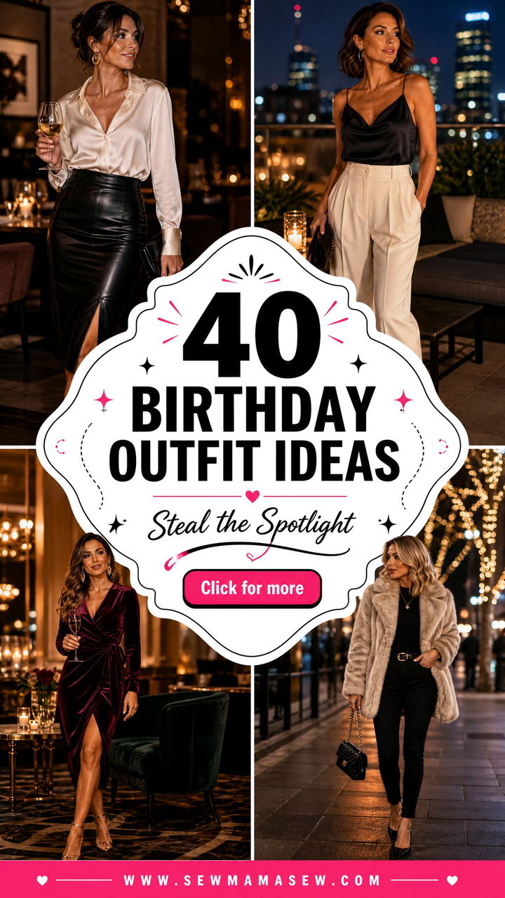 40 Birthday Outfit Ideas to Steal the Spotlight - 40 Birthday Outfit Ideas to Steal the Spotlight