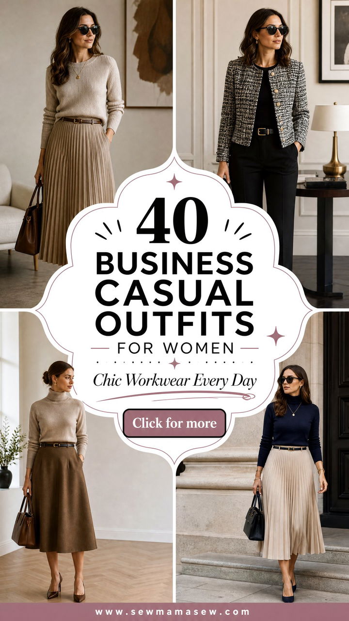 40 Business Casual Outfits for Women Chic Workwear Ideas - 40 Business Casual Outfits for Women: Chic Workwear Ideas