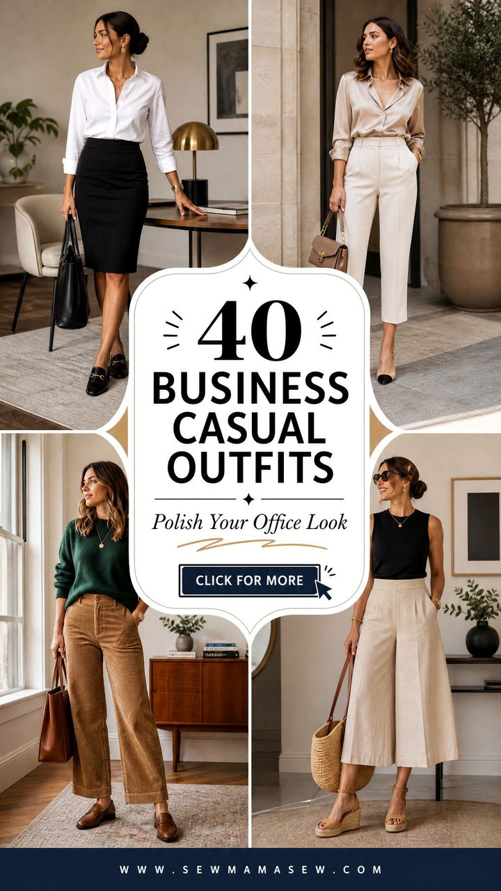 40 Business Casual Outfits for a Polished Office Look - 40 Business Casual Outfits for a Polished Office Look