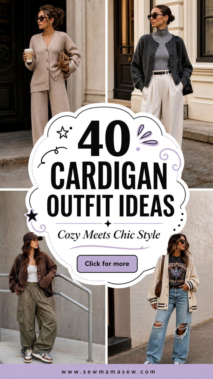 40 Cardigan Outfit Ideas for Women Cozy Style Inspiration - 40 Cardigan Outfit Ideas for Women: Cozy Style Inspiration