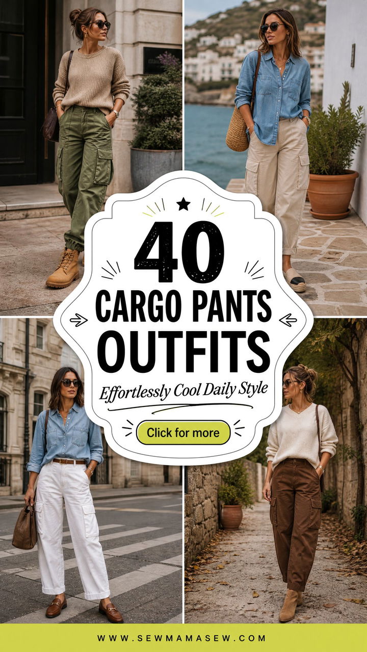 40 Cargo Pants Outfits for Effortlessly Cool Everyday Style - 40 Cargo Pants Outfits for Effortlessly Cool Everyday Style