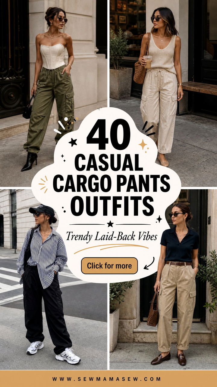 40 Casual Cargo Pants Outfits for a Trendy Laid-Back Look - 40 Casual Cargo Pants Outfits for a Trendy Laid-Back Look