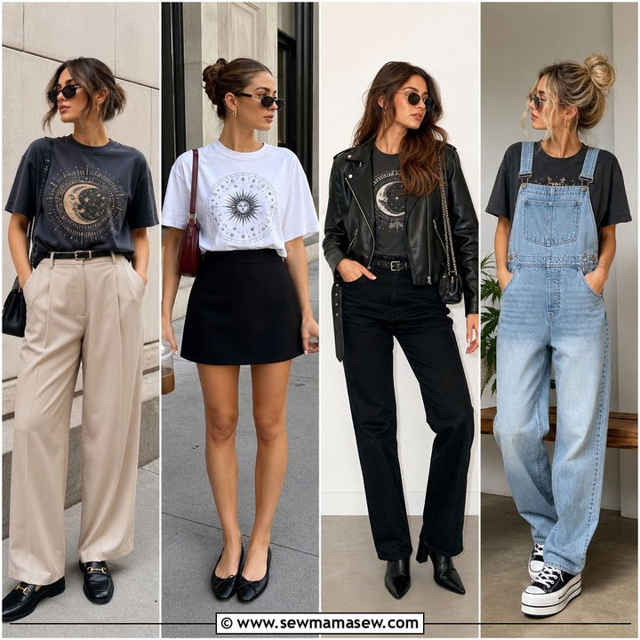 40 Casual Graphic Tee Outfits for Effortless Cool Style