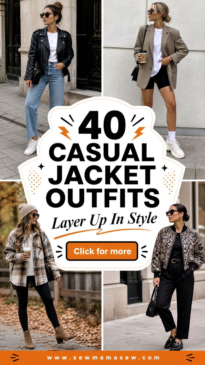 40 Casual Jacket Outfits for Stylish Everyday Looks - 40 Casual Jacket Outfits for Stylish Everyday Looks