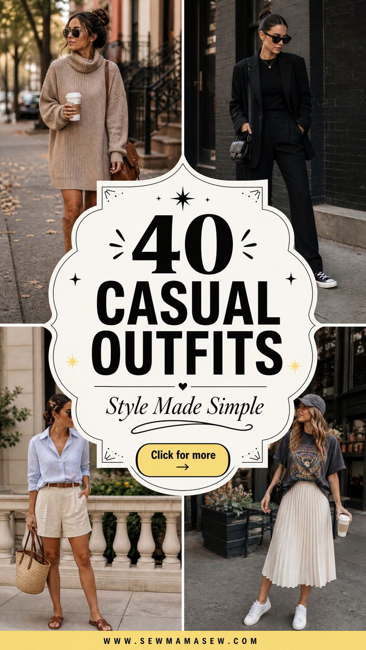 40 Casual Outfits for Effortless Everyday Style - 40 Casual Outfits for Effortless Everyday Style