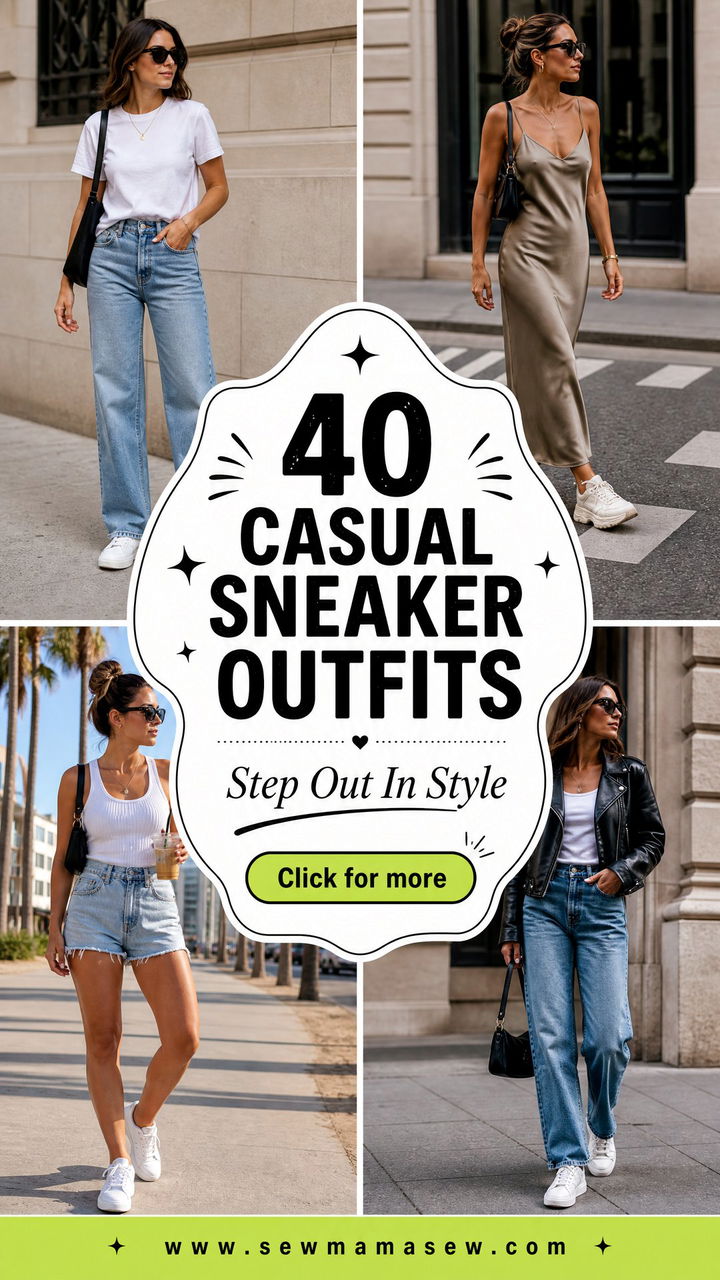 40 Casual Sneaker Outfits for Effortless Daily Style - 40 Casual Sneaker Outfits for Effortless Daily Style