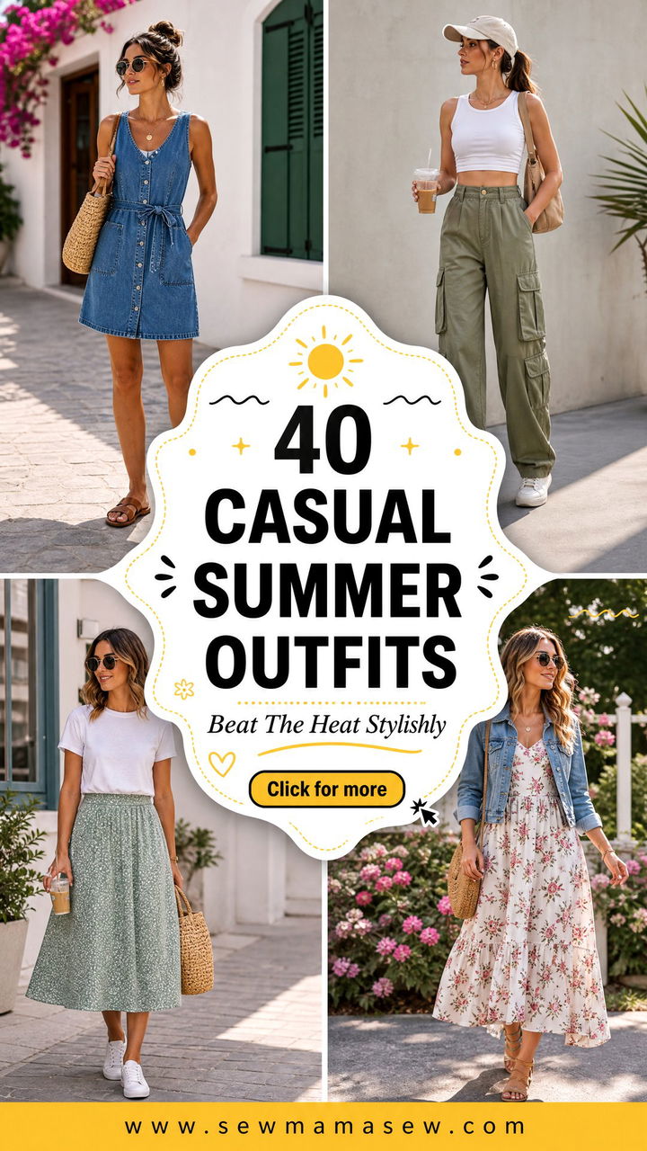 40 Casual Summer Outfits for Effortless Warm-Weather Style - 40 Casual Summer Outfits for Effortless Warm-Weather Style