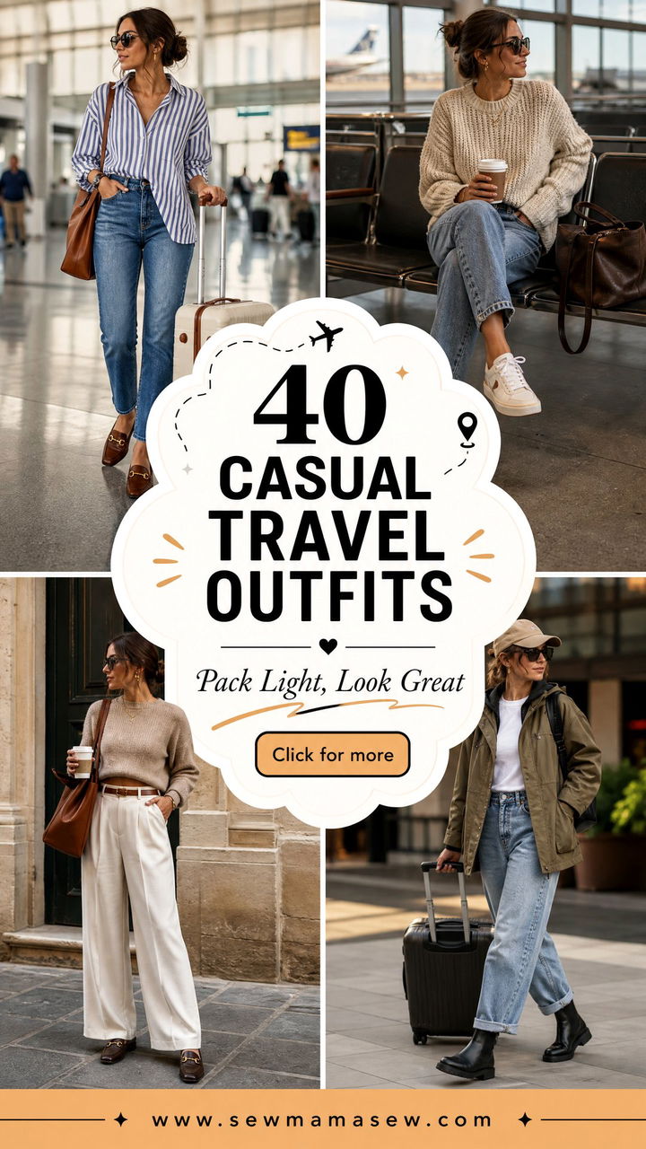 40 Casual Travel Outfits for Effortless Style - 40 Casual Travel Outfits for Effortless Style