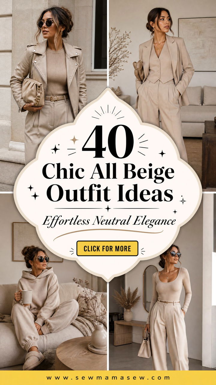 40 Chic All Beige Outfit Ideas for Effortless Elegance - 40 Chic All Beige Outfit Ideas for Effortless Elegance
