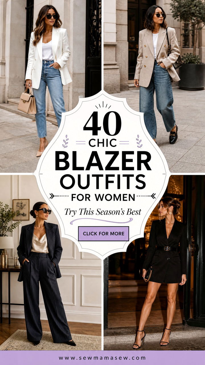 40 Chic Blazer Outfits for Women to Try This Season - 40 Chic Blazer Outfits for Women to Try This Season