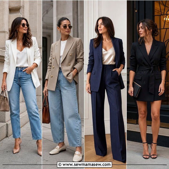40 Chic Blazer Outfits for Women to Try This Season