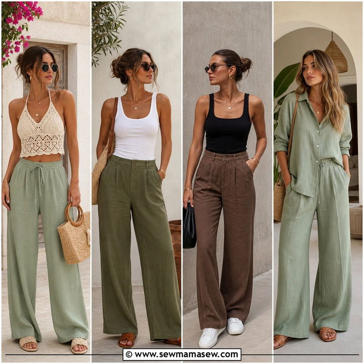 40 Chic Linen Pants Outfit Ideas for Women