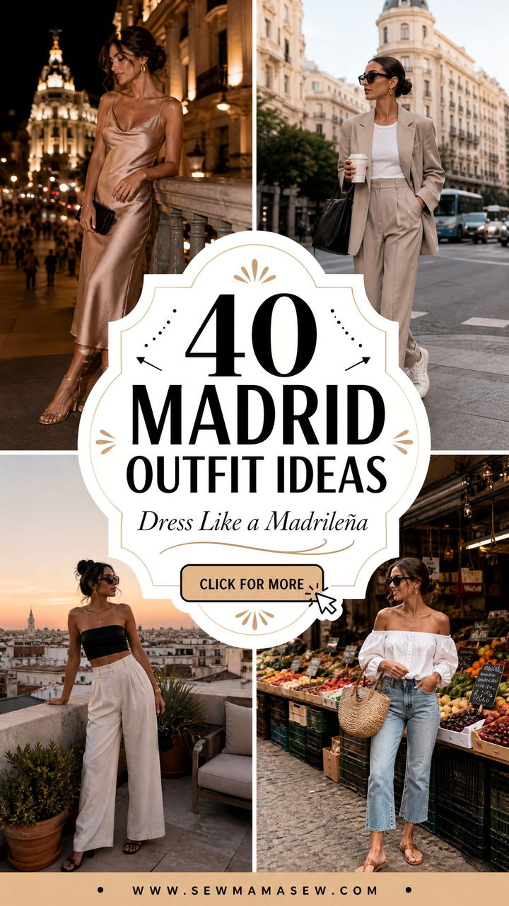 40 Chic Madrid Outfit Ideas for Your Spain Trip - 40 Chic Madrid Outfit Ideas for Your Spain Trip
