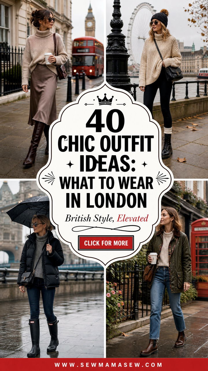 40 Chic Outfit Ideas What to Wear in London - 40 Chic Outfit Ideas: What to Wear in London