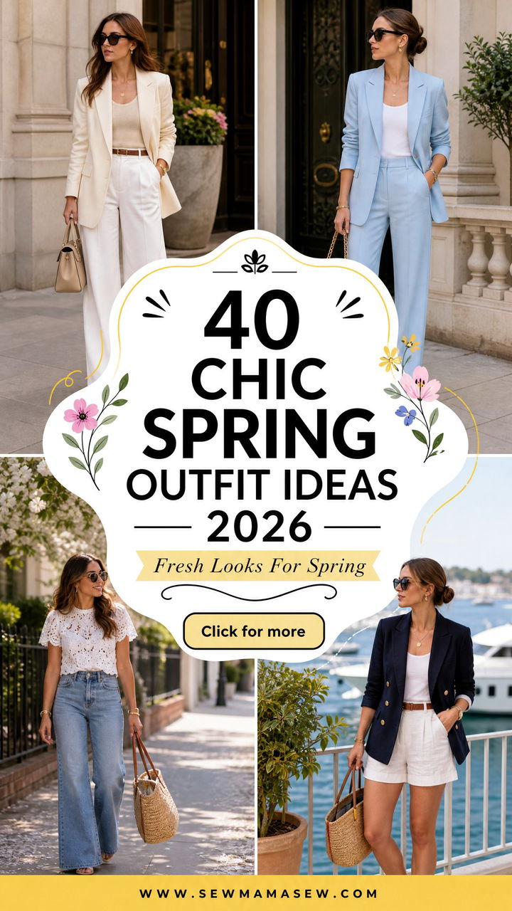 40 Chic Spring Outfit Ideas 2026 to Try Now - 40 Chic Spring Outfit Ideas 2026 to Try Now