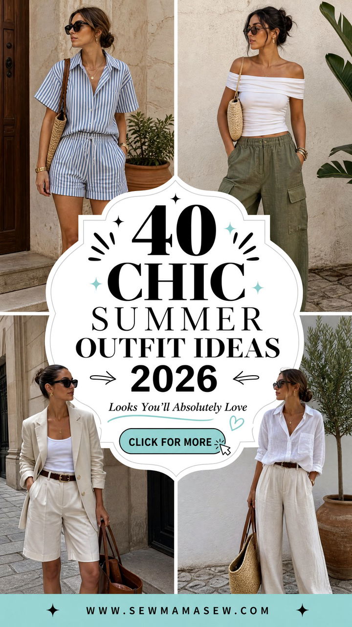 40 Chic Summer Outfit Ideas 2026 Youll Love - 40 Chic Summer Outfit Ideas 2026 You'll Love