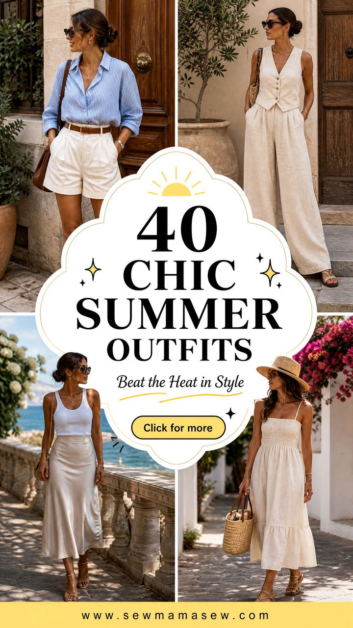 40 Chic Summer Outfits to Beat the Heat in Style - 40 Chic Summer Outfits to Beat the Heat in Style