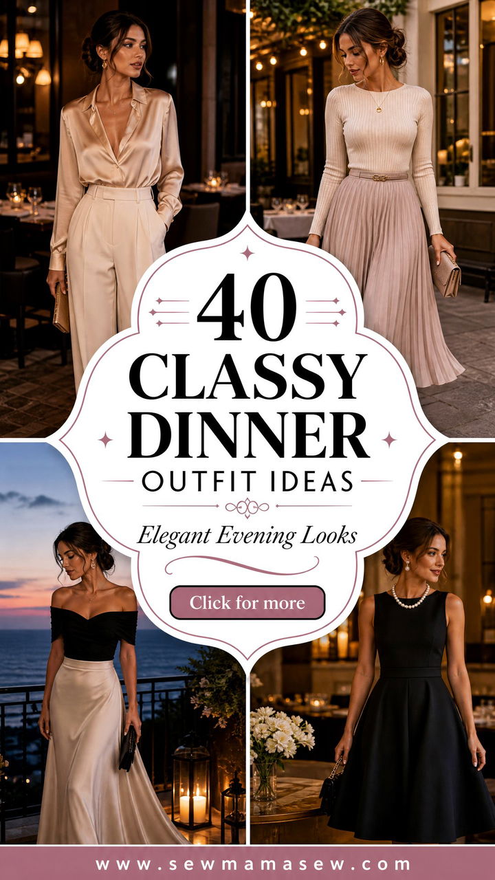 40 Classy Dinner Outfit Ideas for an Elegant Evening - 40 Classy Dinner Outfit Ideas for an Elegant Evening