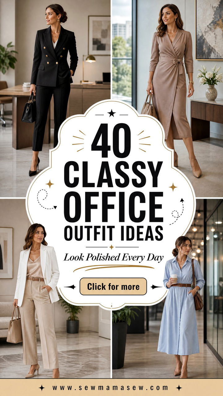 40 Classy Office Outfit Ideas for a Polished Look - 40 Classy Office Outfit Ideas for a Polished Look