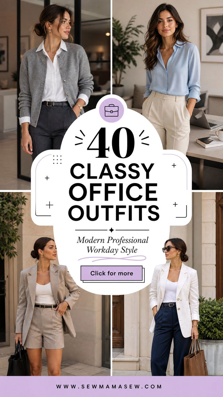 40 Classy Office Outfits for Polished Workday Style - 40 Classy Office Outfits for Polished Workday Style