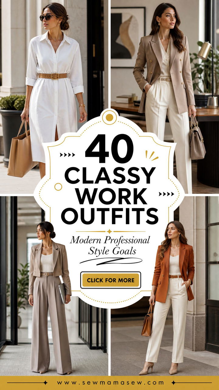 40 Classy Work Outfits for the Modern Professional - 40 Classy Work Outfits for the Modern Professional
