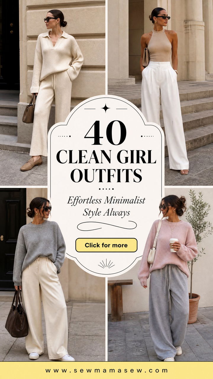 40 Clean Girl Outfits for Effortless Minimalist Style - 40 Clean Girl Outfits for Effortless Minimalist Style