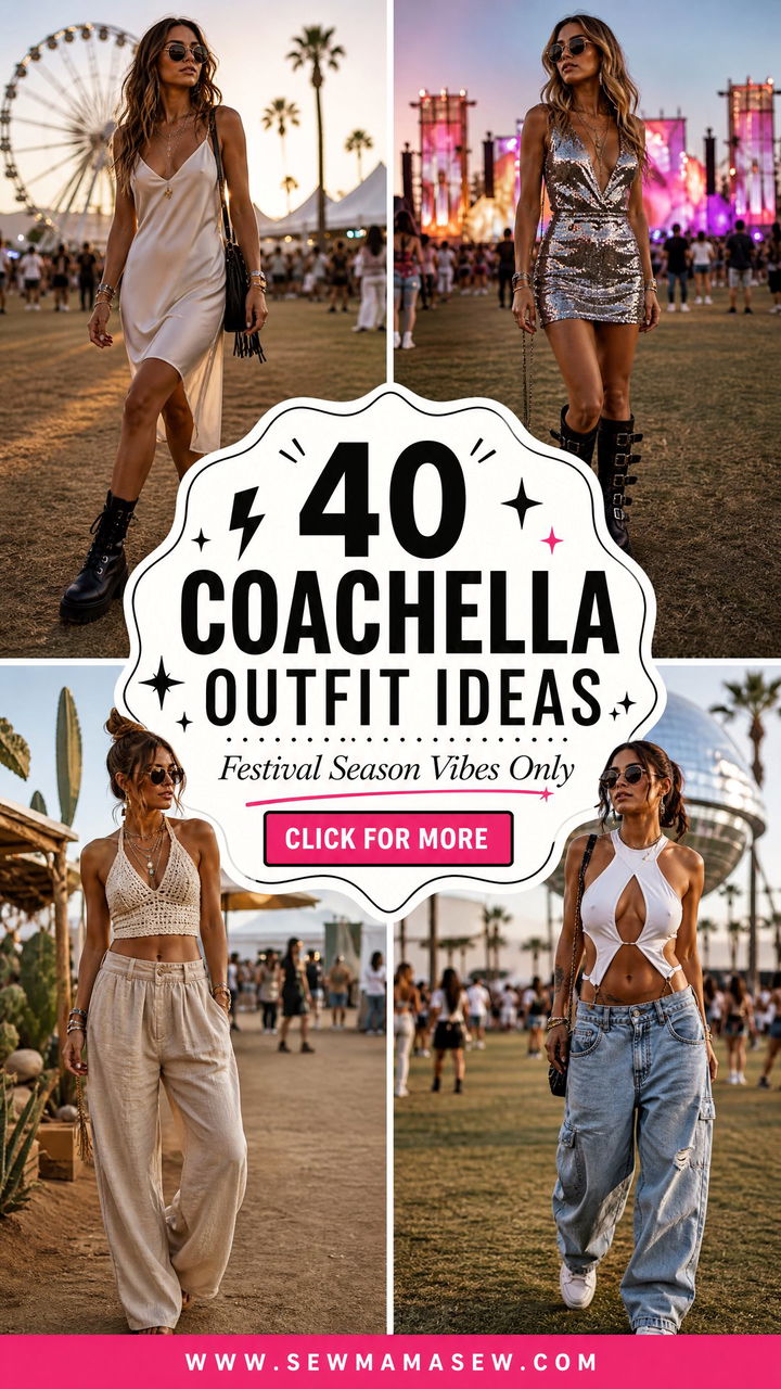 40 Coachella Outfit Ideas for Festival Season Vibes - 40 Coachella Outfit Ideas for Festival Season Vibes
